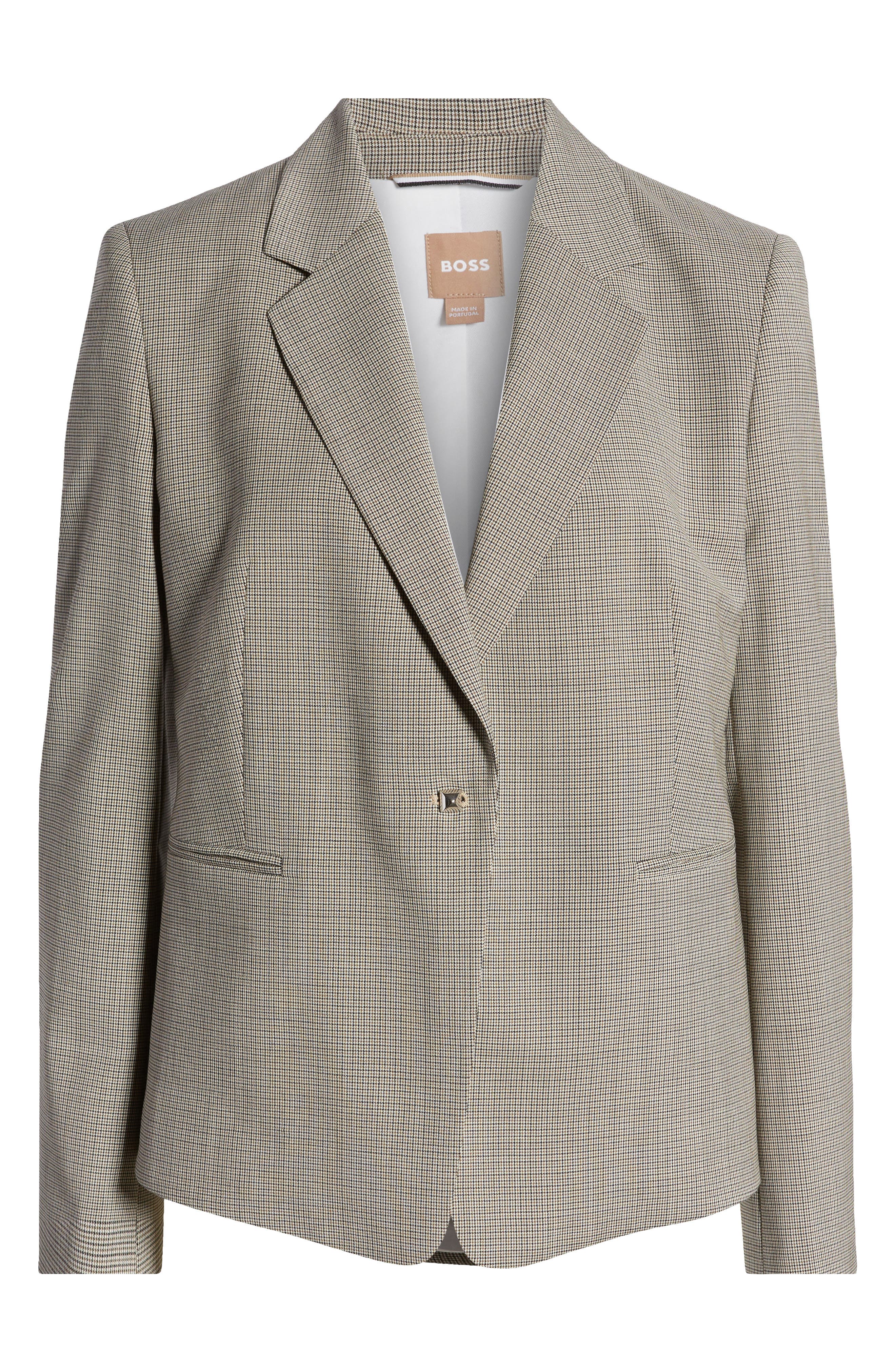 BOSS Jeniver Houndstooth Jacket (Women) | Nordstromrack