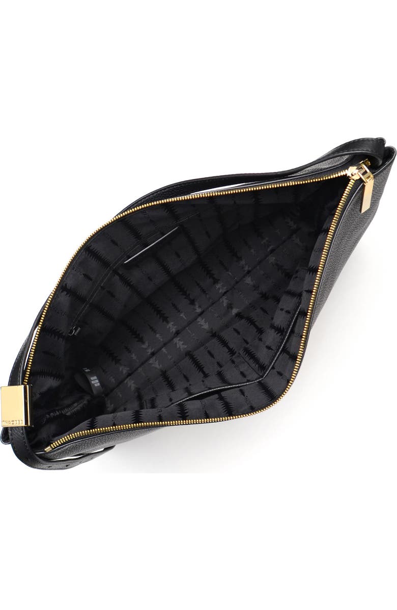 Thacker Gina Leather Shoulder Bag, Alternate, color, Black