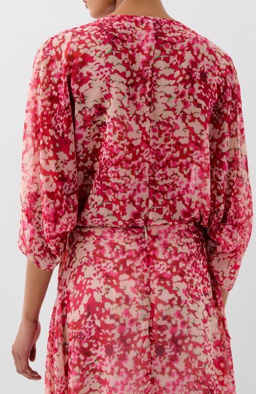 Scalpers Monet Print Shirt In Pink