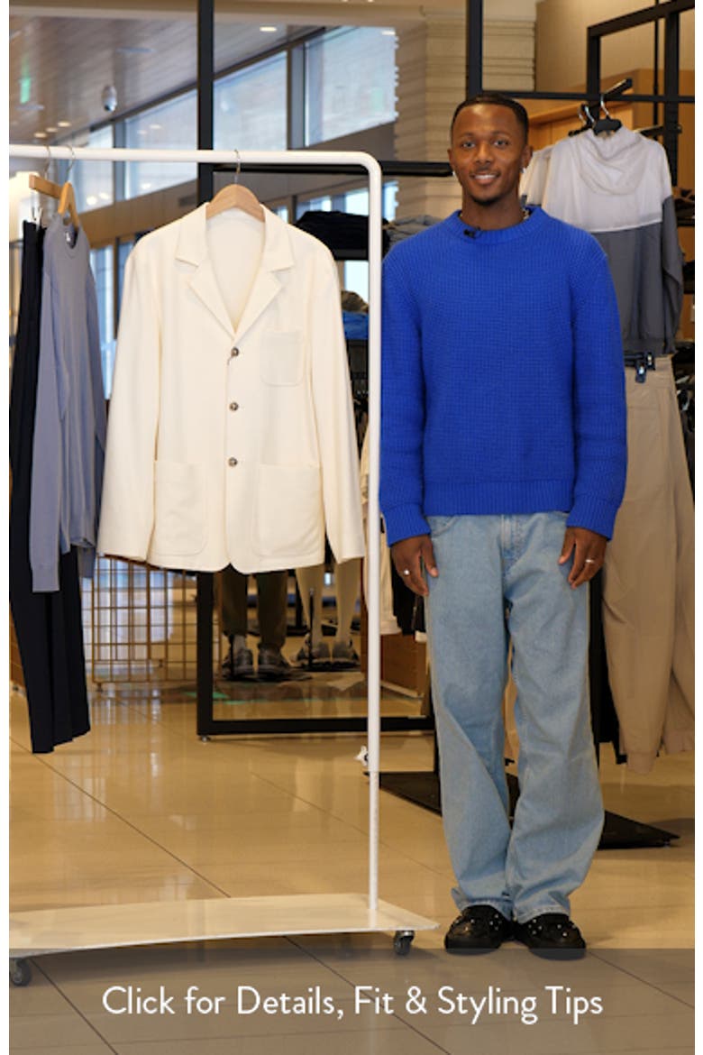 Slim Fit Wool Blend Sport Coat video