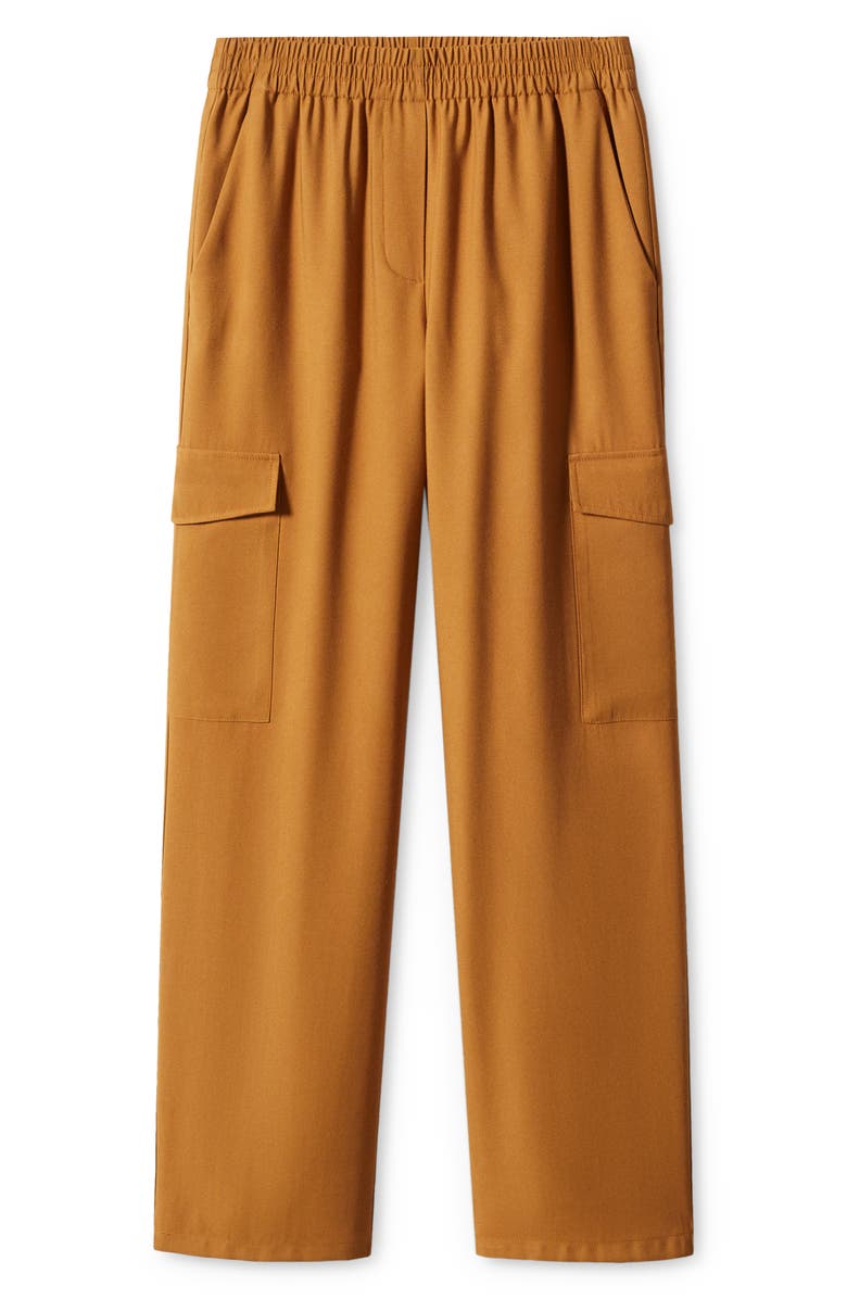 MANGO Flowy Cargo Pants, Alternate, color, 
