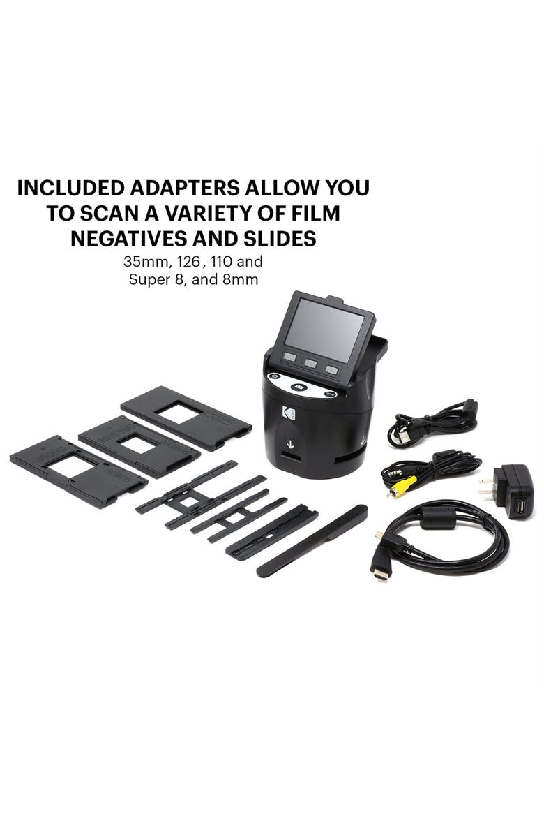 Kodak SCANZA Digital Film & Slide Scanner, Alternate, color, Black
