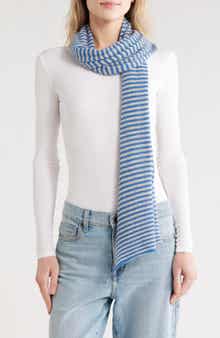 Portolano Stripe Wool Blend Scarf