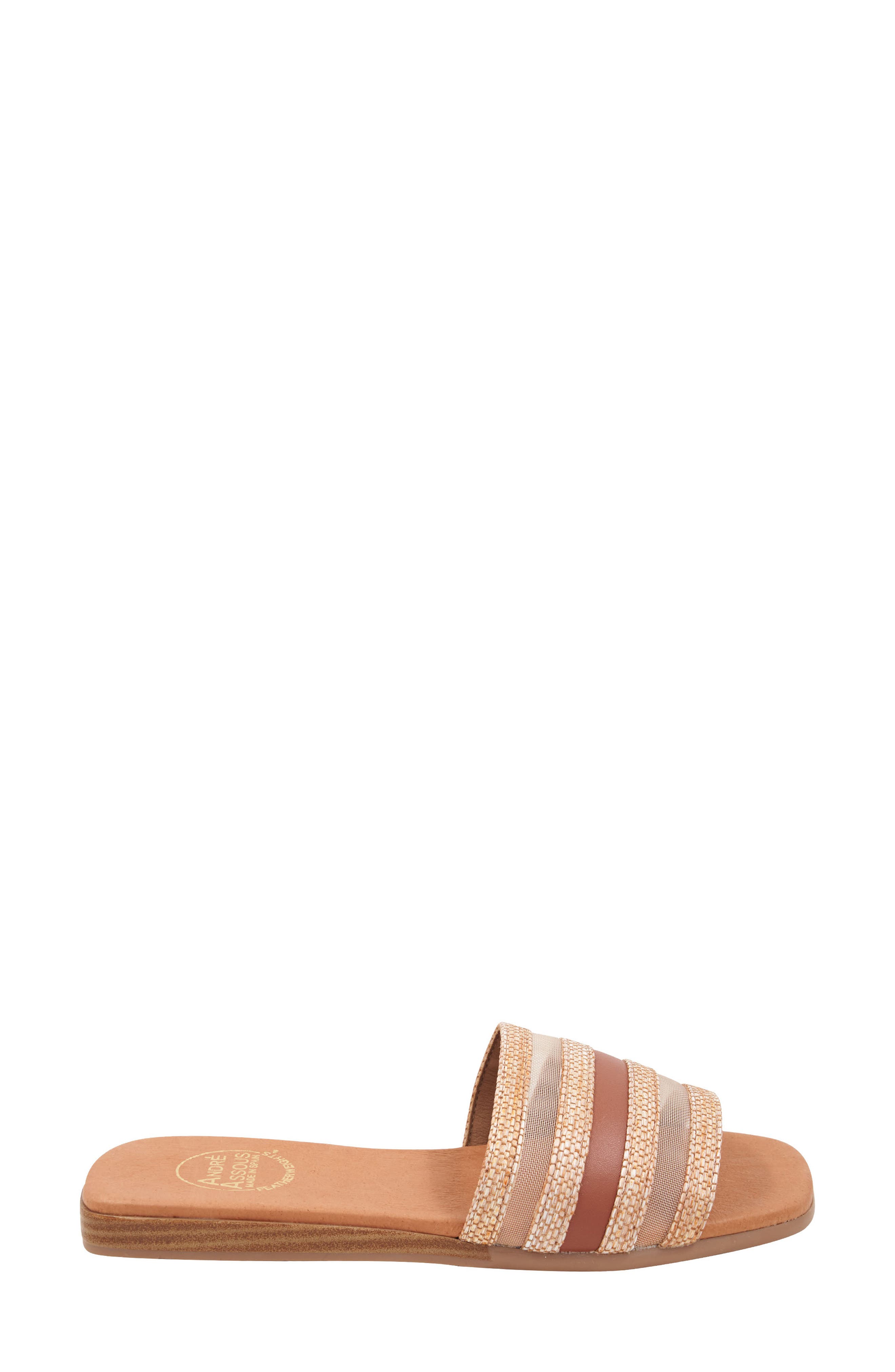 Kaila Slide Sandal, Alternate, color, CUERO
