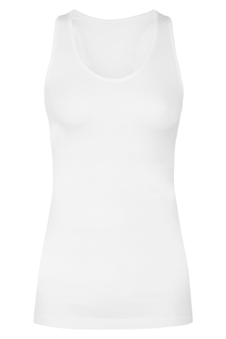 Athlete Seamless Workout Tank, Alternate, color, WHITE