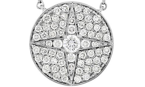 Bony Levy Diamond Pendant Necklace In Silver