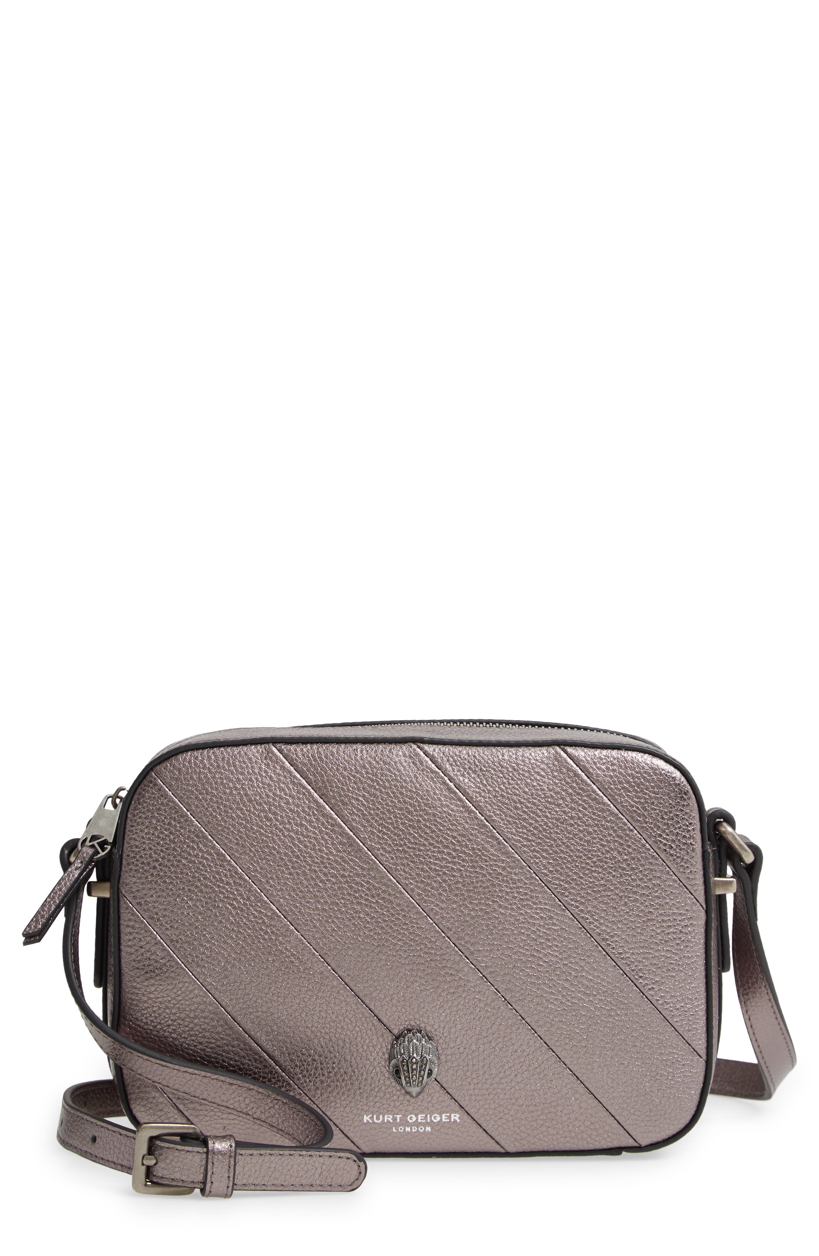 Kurt Geiger London Kensington Leather Crossbody Bag, Main, color, 