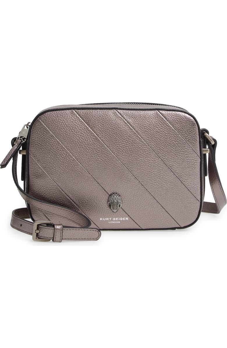 Kurt Geiger London Kensington Leather Crossbody Bag, Main, color,