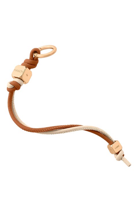 Leather Wristlet Charm