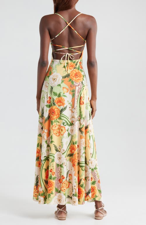 AGUA BENDITA AGUA BENDITA ARISTA ETE STRAPLESS MAXI COVER-UP DRESS