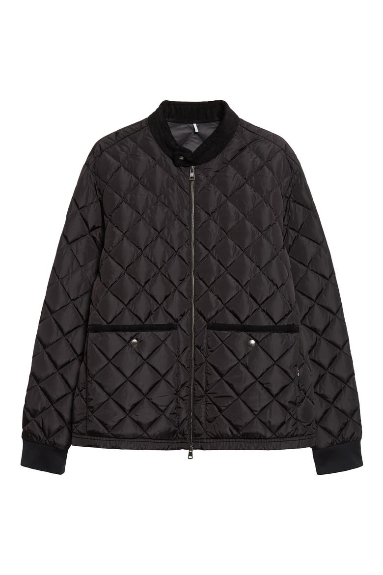 Eclal Quilted Jacket, Main, color, BLACK