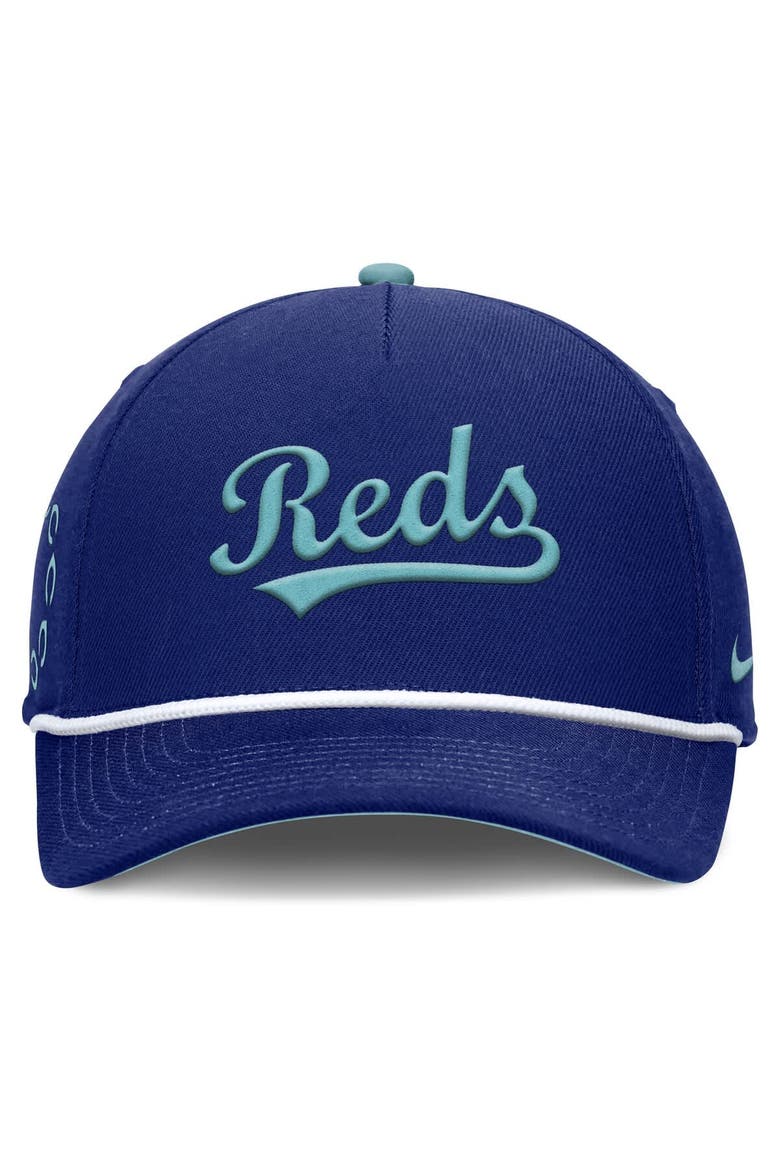 Men's Nike  Royal Cincinnati Reds Father's Day Rise Adjustable Hat, Alternate, color, Royal