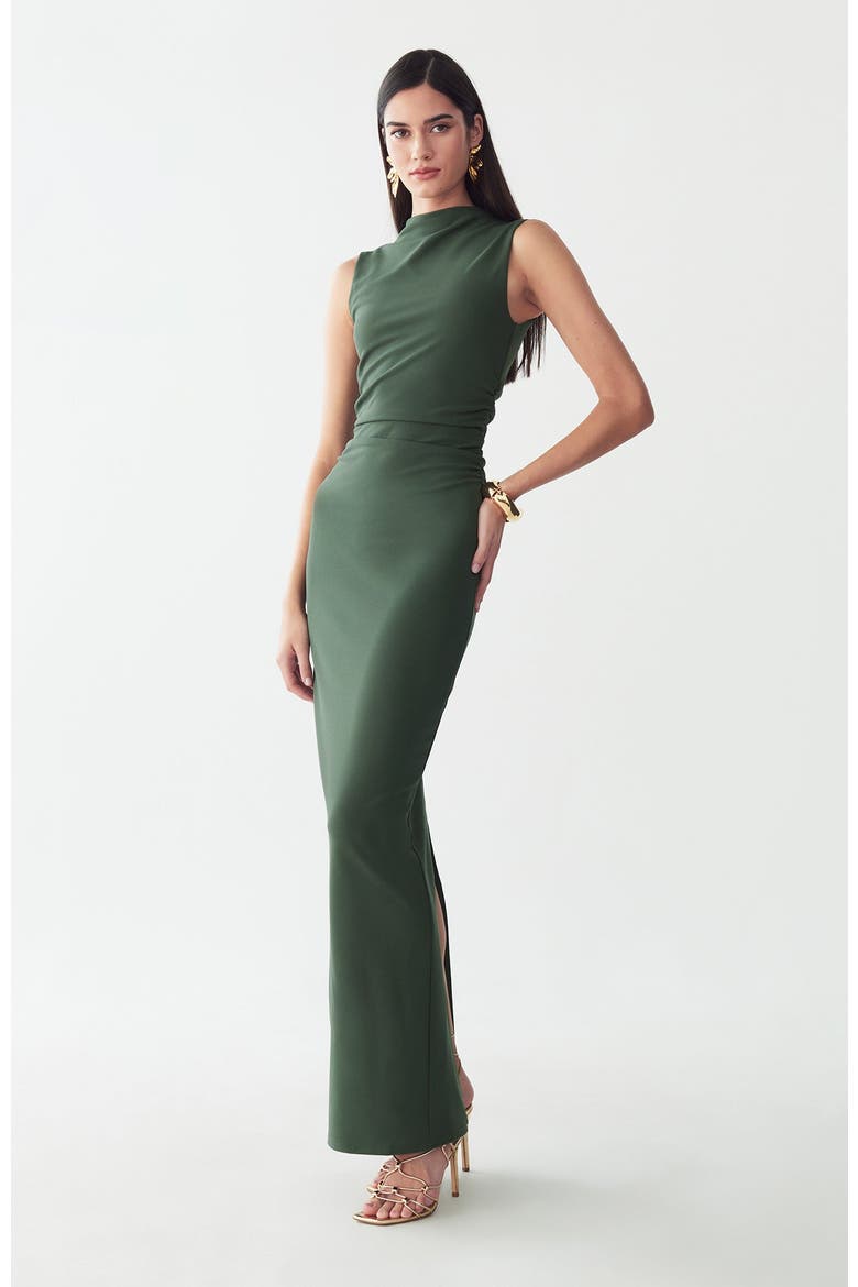 Lana Maxi Dress, Alternate, color, Olive