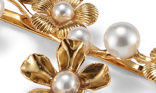 Lelet Ny Brynn 2-pack Floral & Faux Pearl Hair Pins