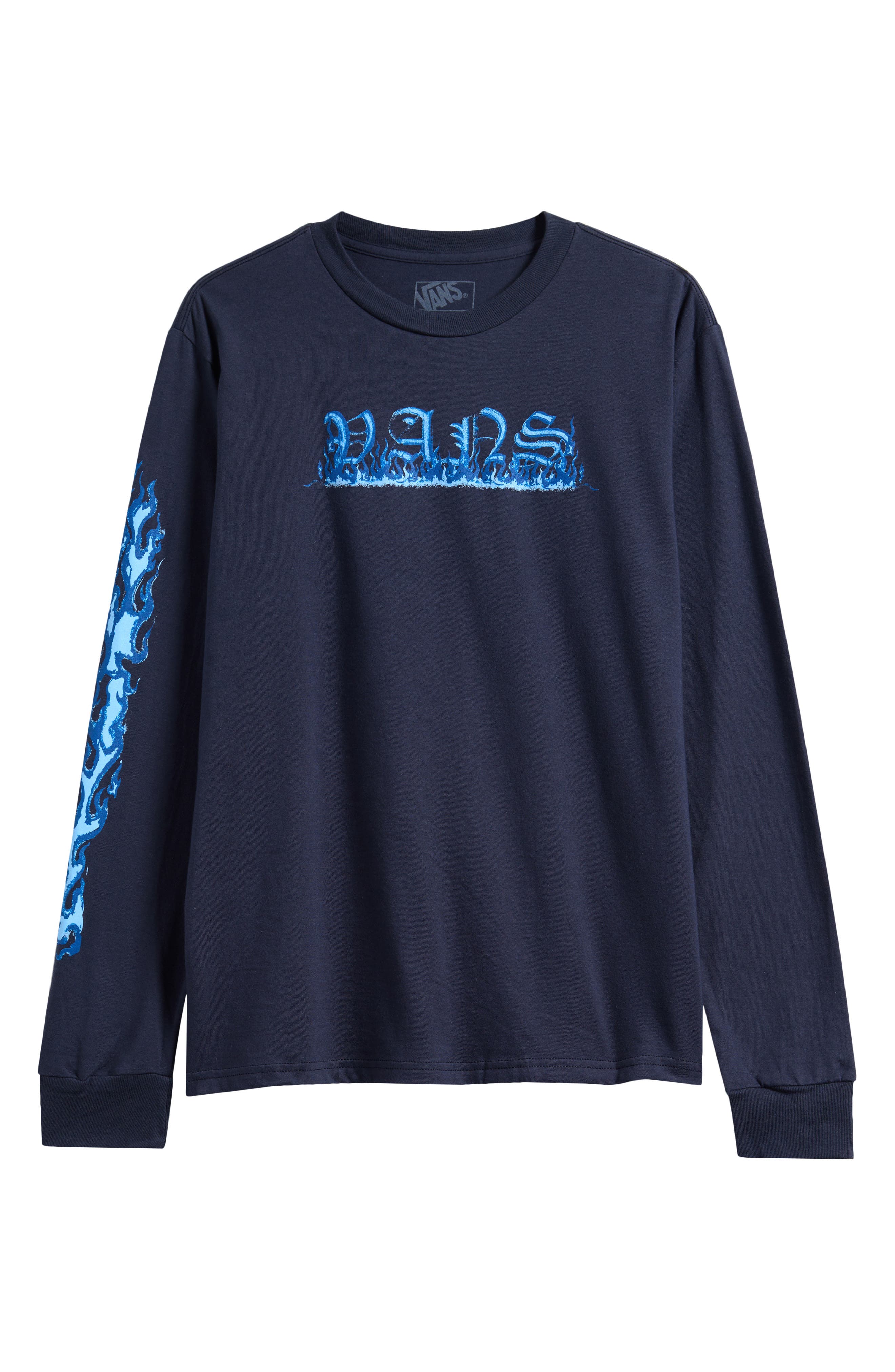 Vans Kids' Long Sleeve Inferno Logo Graphic T-Shirt