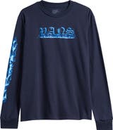 Vans Kids' Long Sleeve Inferno Logo Graphic T-Shirt