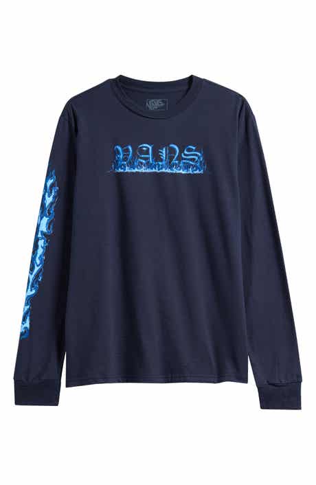 Vans Kids' Long Sleeve Inferno Logo Graphic T-Shirt