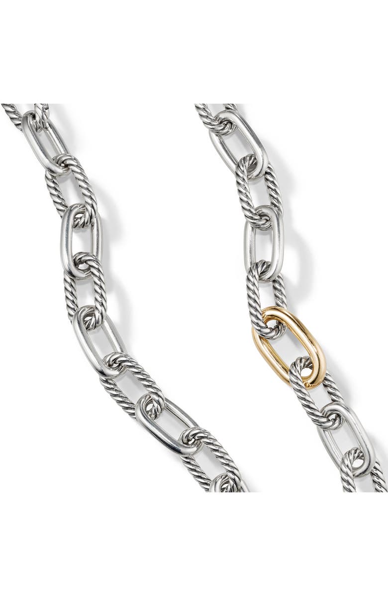 David Yurman DY Madison<sup>®</sup> Chain Necklace in Sterling Silver with 18K Yellow Gold, 11mm, Alternate, color, Gold/Silver