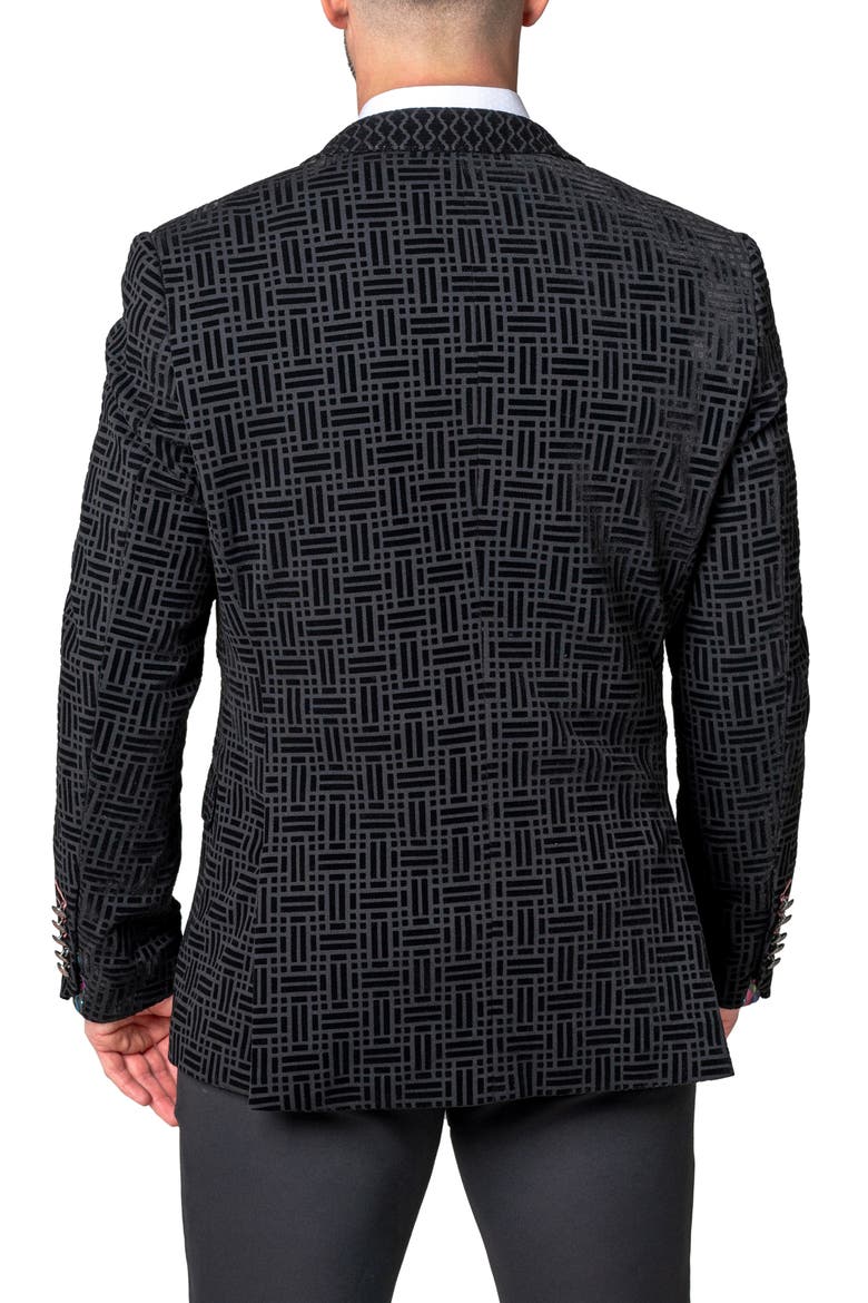 Socrates Shadow Black Sport Coat, Alternate, color, BLACK