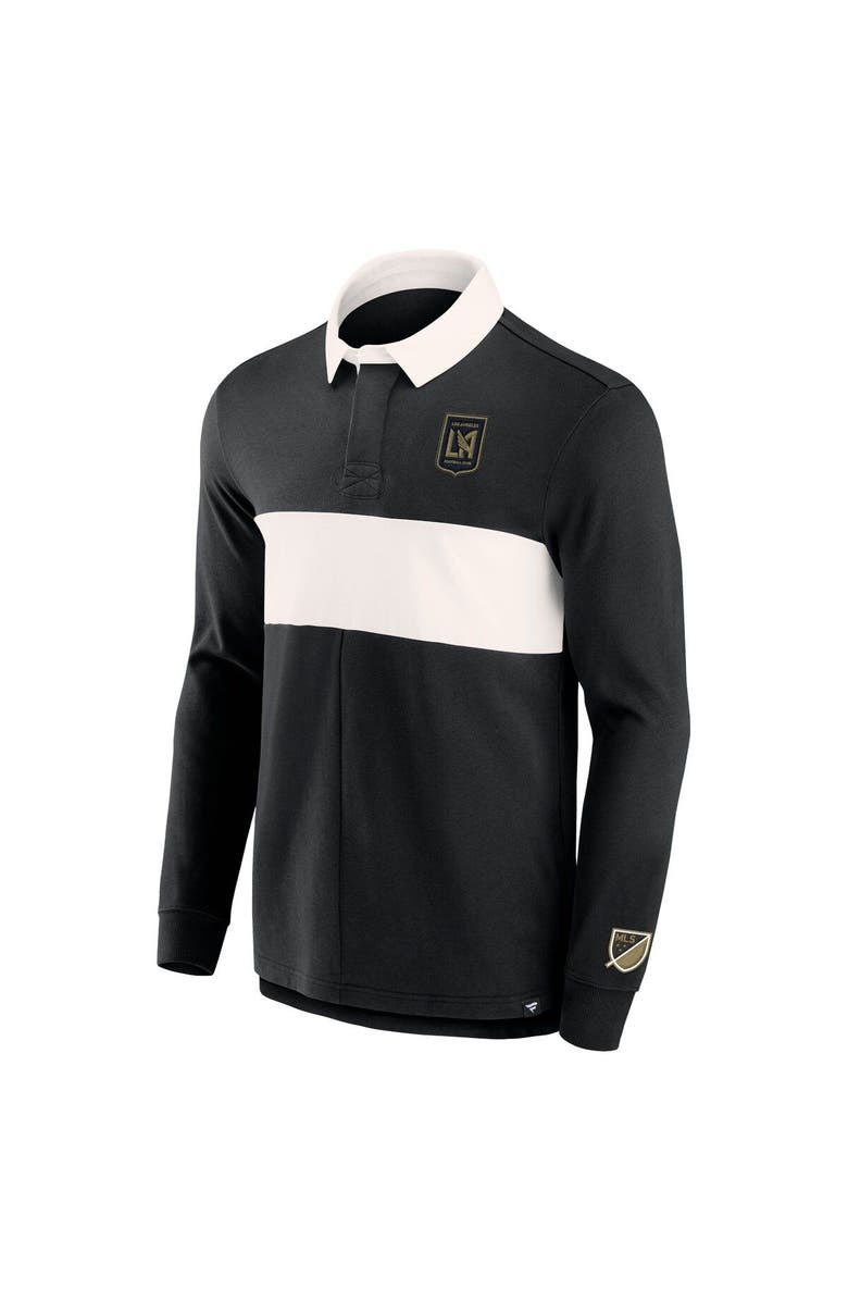 FANATICS Men's Fanatics Branded Black LAFC Penalty Kick Long Sleeve Polo, Alternate, color, Black