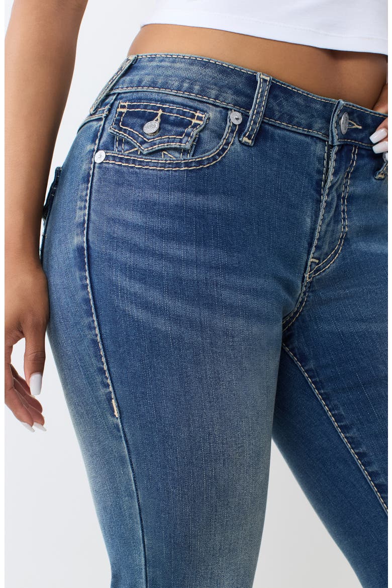 Becca Flap Bootcut Jeans, Alternate, color, MEDIUM OCEAN STORM WASH