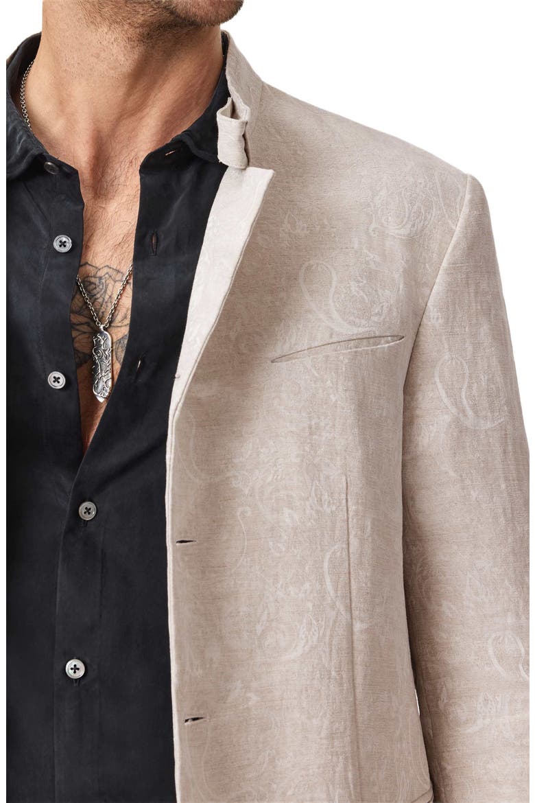 Logan Paisley Jacket, Alternate, color, EGGSHELL