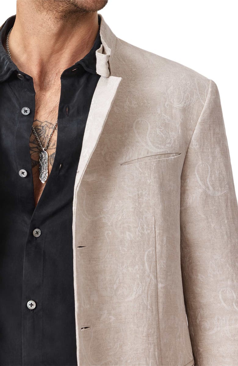 John Varvatos Logan Paisley Jacket, Alternate, color, Eggshell