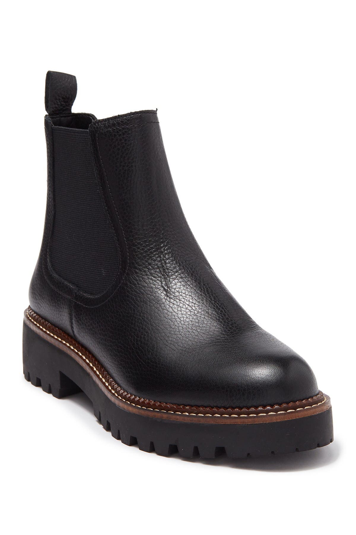 Caslon<sup>®</sup> Miller Water Resistant Leather Chelsea Boot, Main, color, 