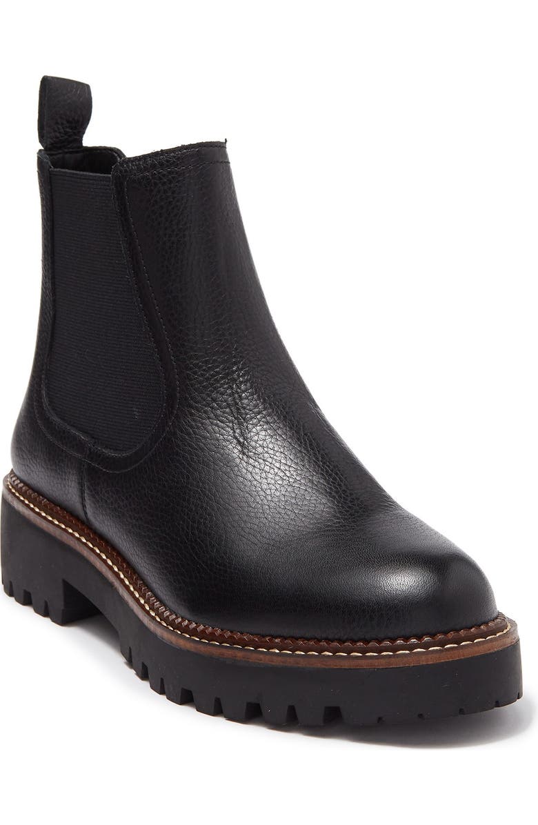Caslon<sup>®</sup> Miller Water Resistant Leather Chelsea Boot, Main, color,