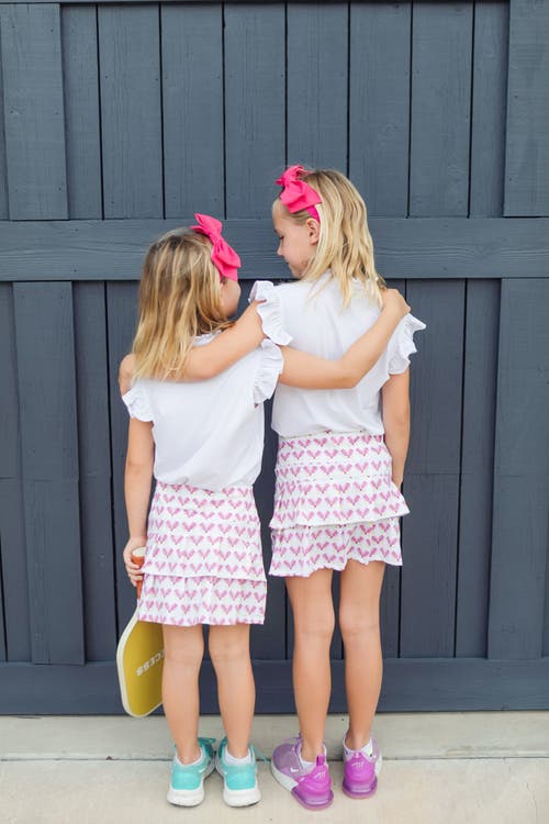 LILA AND HAYES LILA AND HAYES MARGOT GIRLS' TIERED SKIRT BY LH SPORT