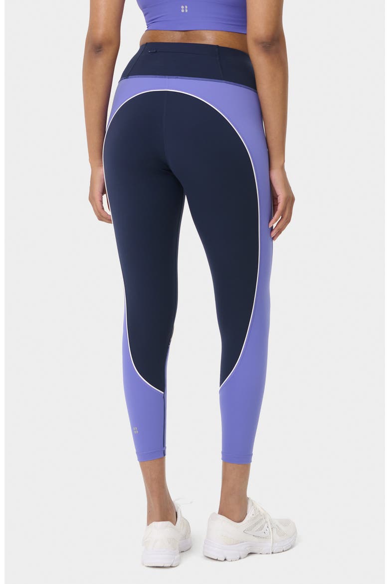 Power 7/8 Workout Pocket Leggings, Alternate, color, NAVY BLUE/ AURA BLUE