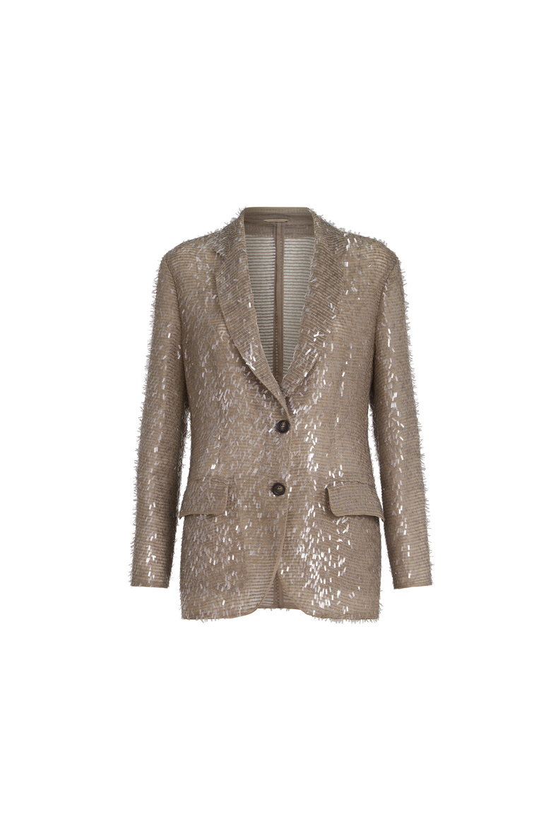 Dazzling Embroidery blazer, Alternate, color, Rope