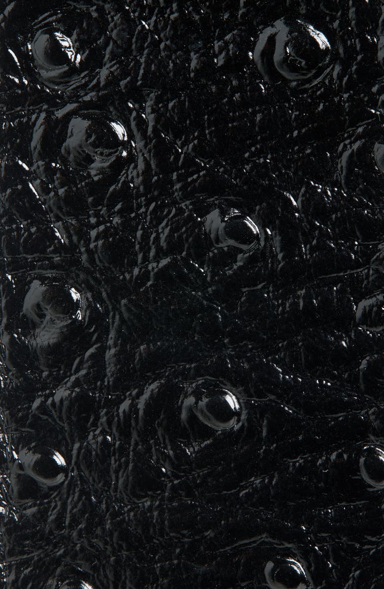 Martine Rose Classic Champagne Cap Leather Belt, Alternate, color, Black