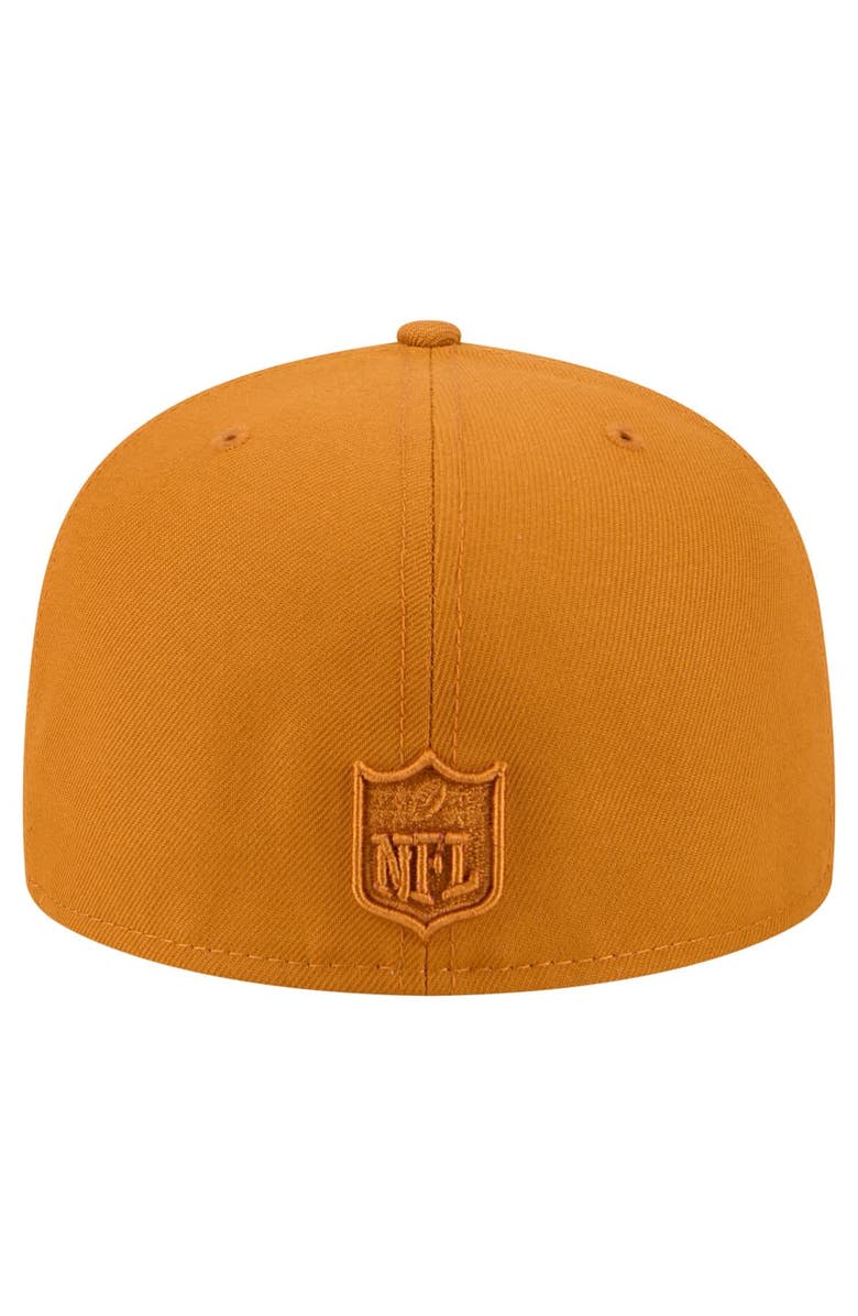 New Era Men's New Era  Brown Denver Broncos Color Pack A-Frame 59FIFTY Fitted Hat, Alternate, color, 