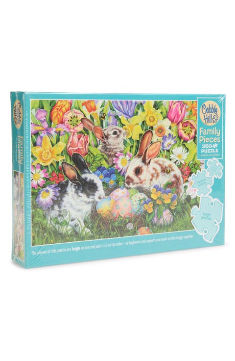 Easter Bunnies 350-Piece Family Puzzle