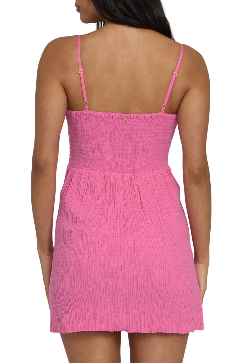 Crystal Clear Minidress, Alternate, color, GUAVA