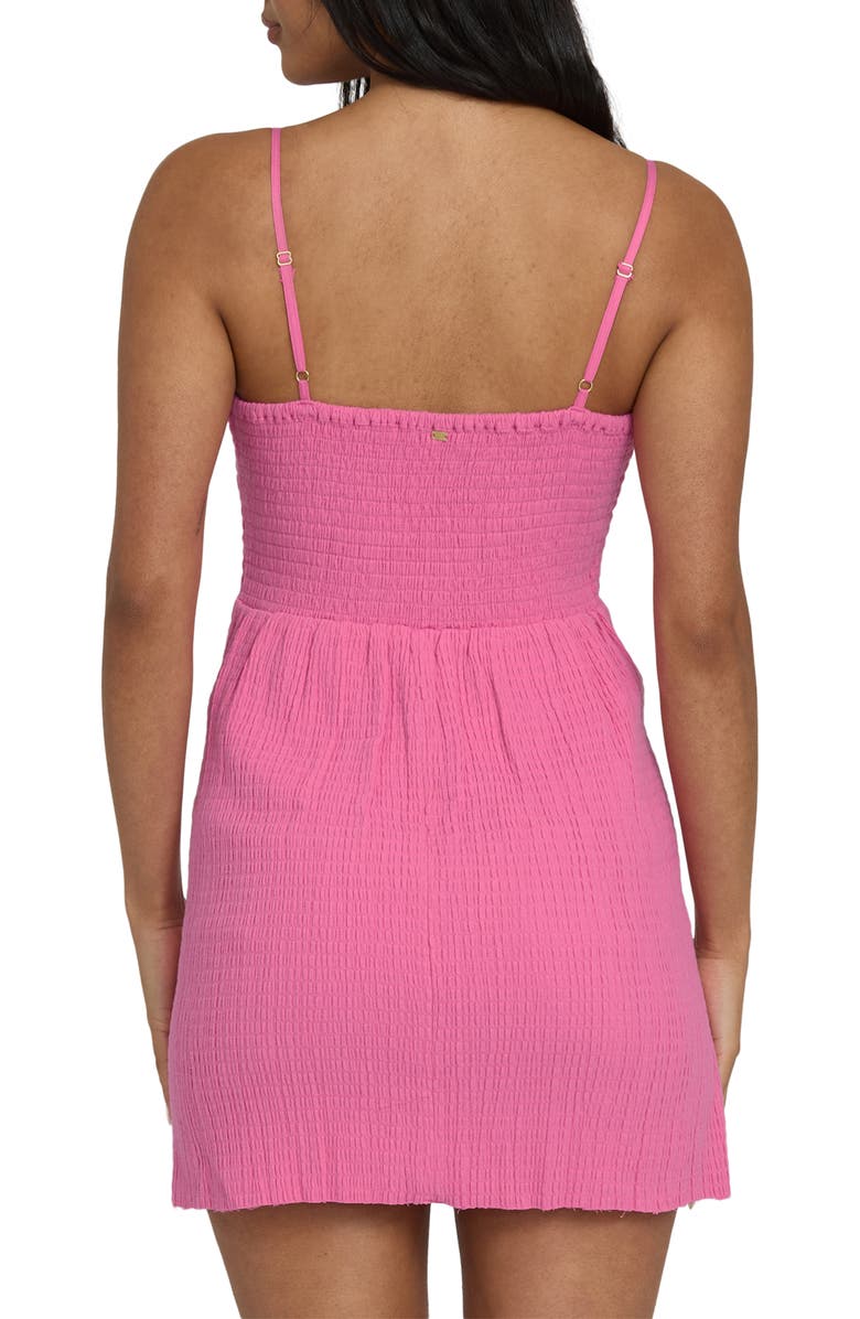 Billabong Crystal Clear Minidress, Alternate, color, Guava