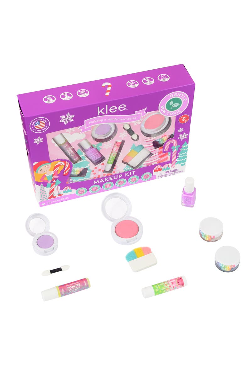 Festive Jingles - Kids' Holiday Mineral Makeup Set, Main, color, Multi