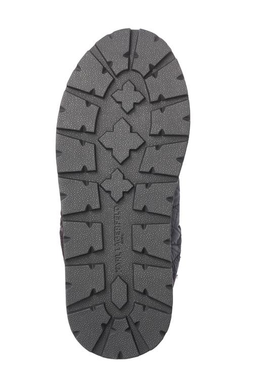 Karl Lagerfeld Paris Faux Fur Lined Quilted Nylon Camo Slipper In Green