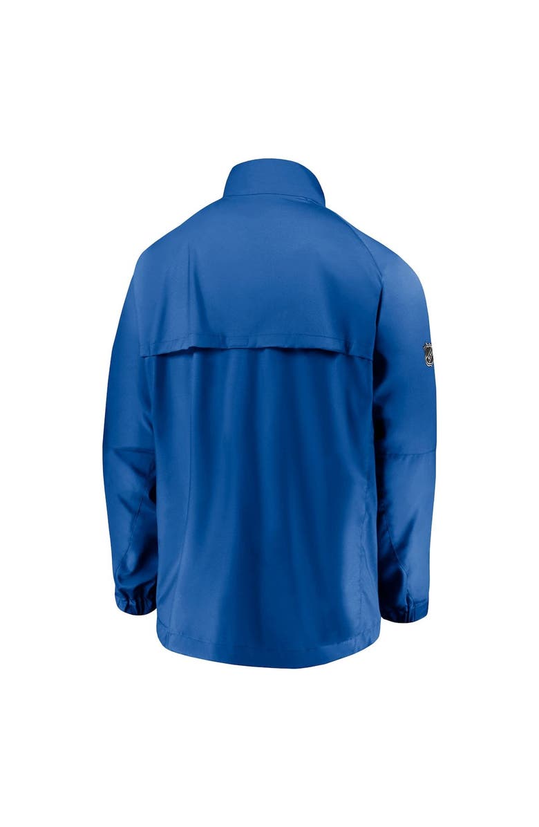 FANATICS Men's Fanatics Branded Royal New York Islanders Authentic Pro Locker Room Rink Raglan Full-Zip Jacket, Alternate, color, Royal