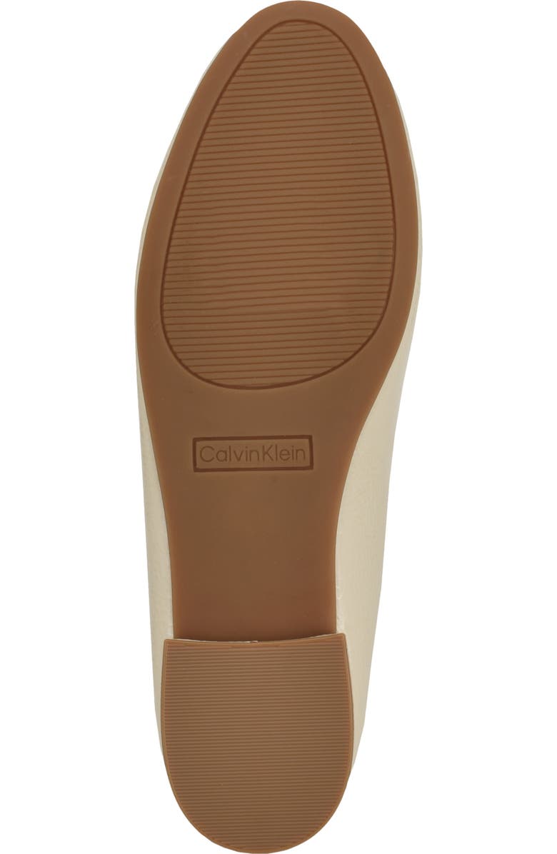 Calvin Klein Cyrie Ballet Flat, Alternate, color, Ivory