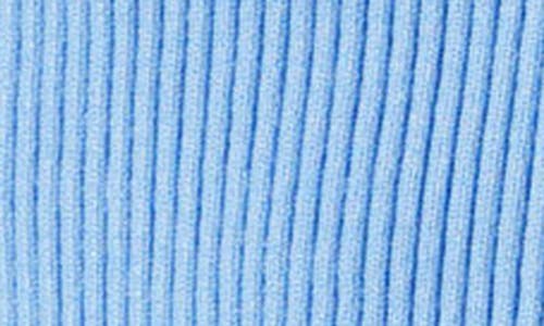 & Other Stories Fitted Rib Cardigan In Blue Medium
