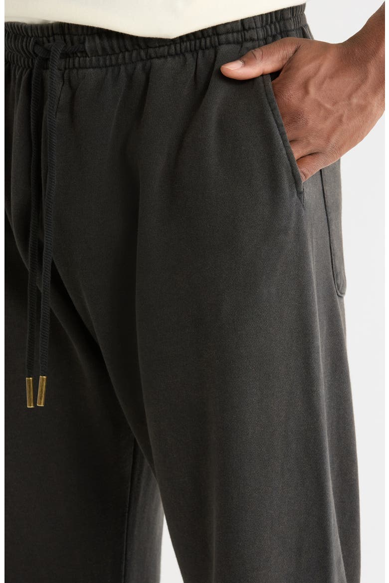 Cotton Terry Sweatpants, Alternate, color, VINTAGE BLACK