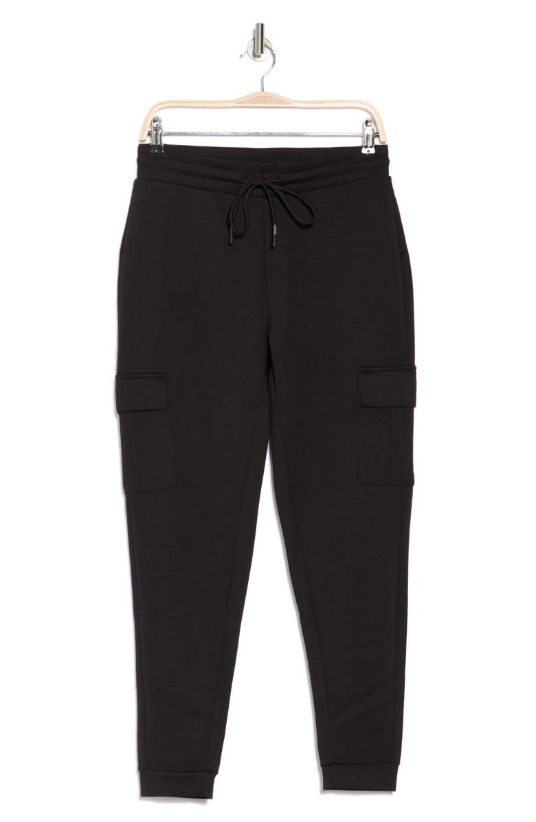 KYODAN Drawstring Scuba Knit Cargo Joggers, Alternate, color,