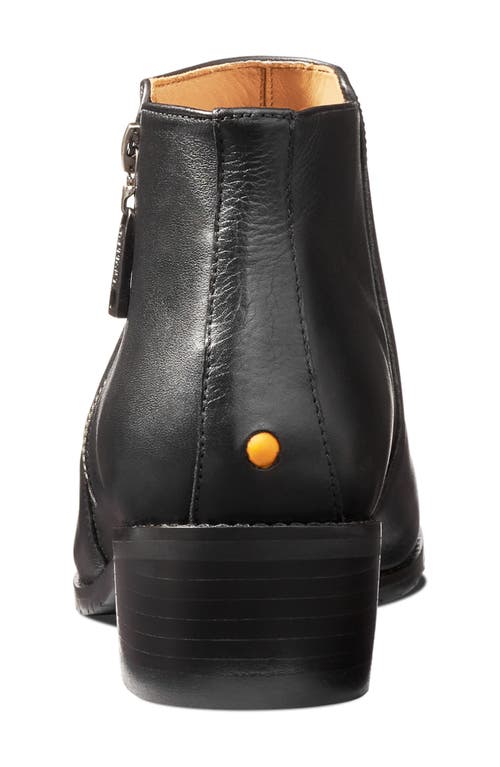 Samuel Hubbard Valencia Water Repellent Bootie In Black Leather