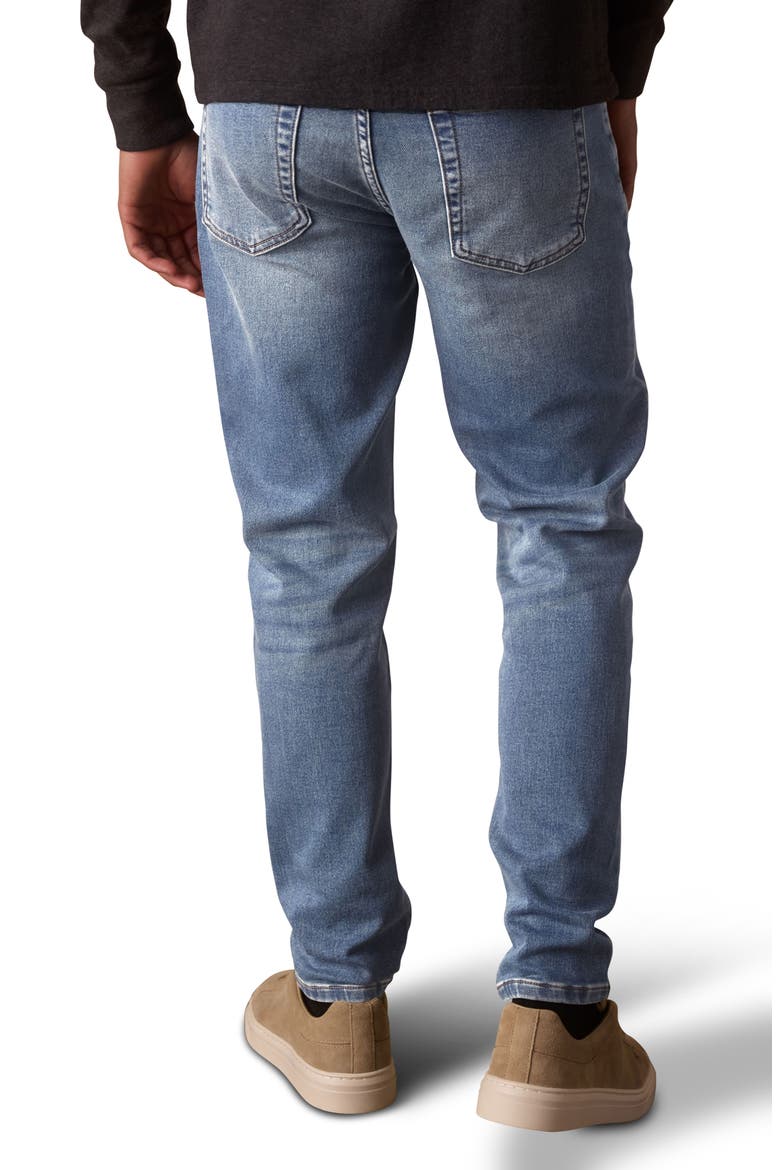 Comfort Terry Five-Pocket Jeans, Alternate, color, MEDIUM WASH