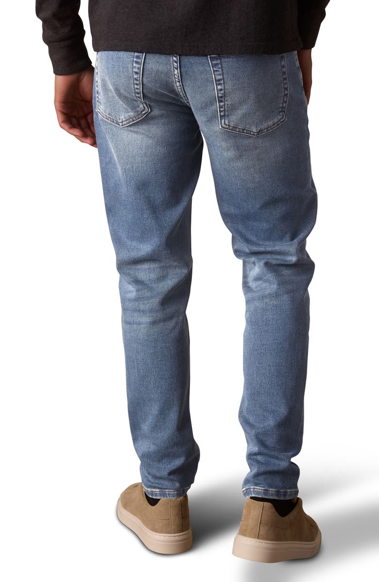 The Normal Brand Comfort Terry Five-Pocket Jeans, Alternate, color, Medium Wash