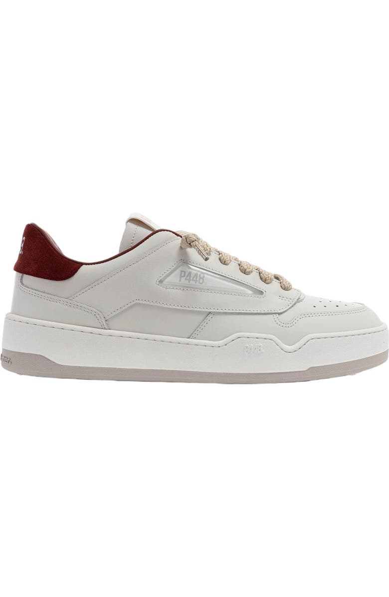P448 Brixton Sneaker, Main, color, White/Red