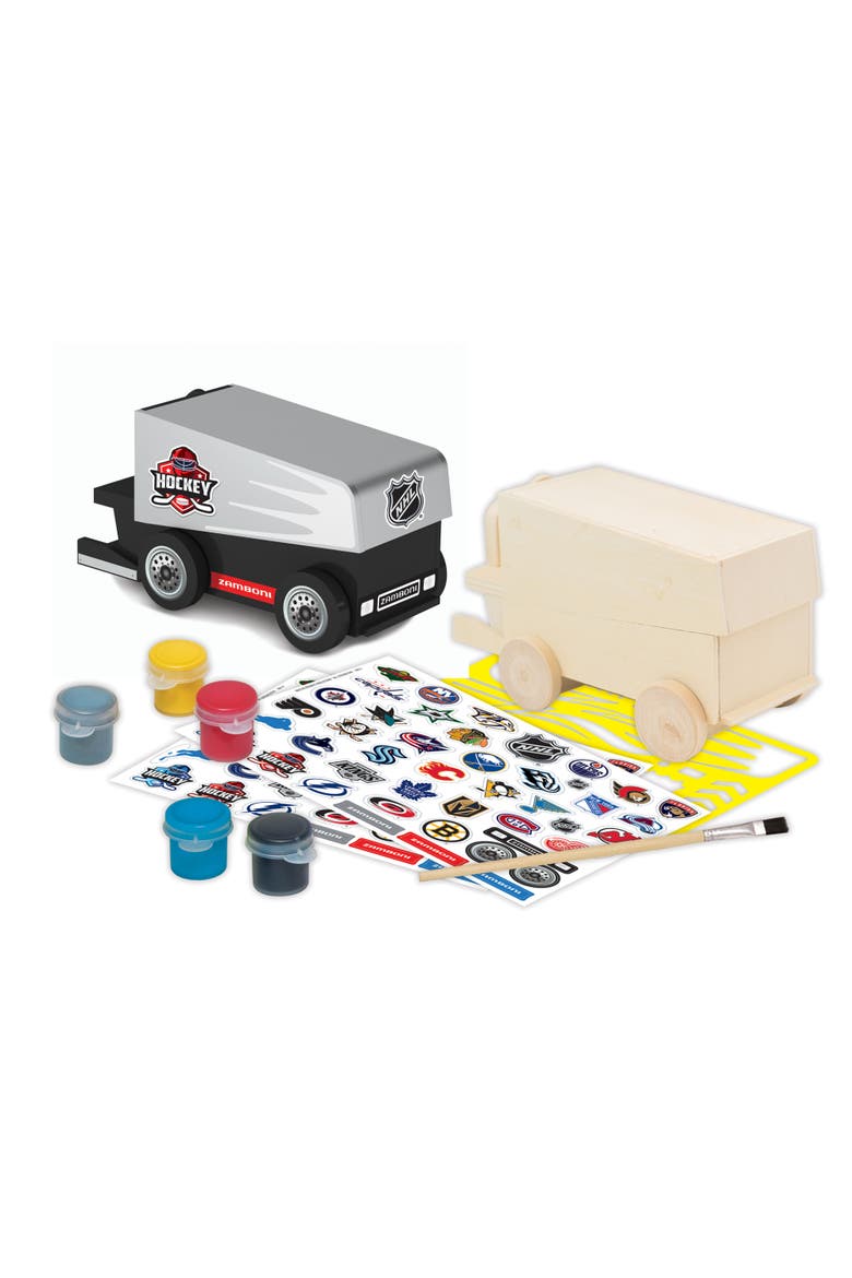 NHL - Zamboni Wood Paint Kit, Alternate, color, Multicolor