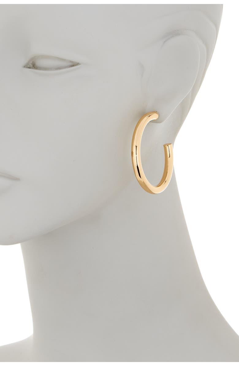 NORDSTROM RACK Tube Hoop Earrings, Alternate, color, Gold